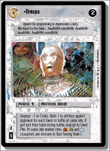 Star Wars: Endor Limited (Base Set) card 105 Threepio