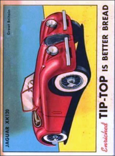 Sports Cars (1954) (Base Set) card 14 Jaguar XK 120