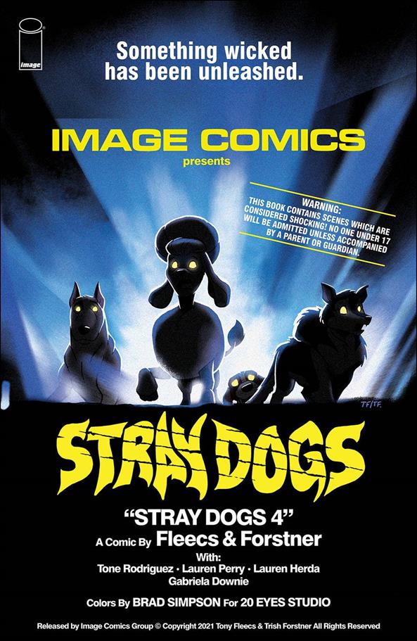 Stray Dogs issue 4-B Movie Poster Cover