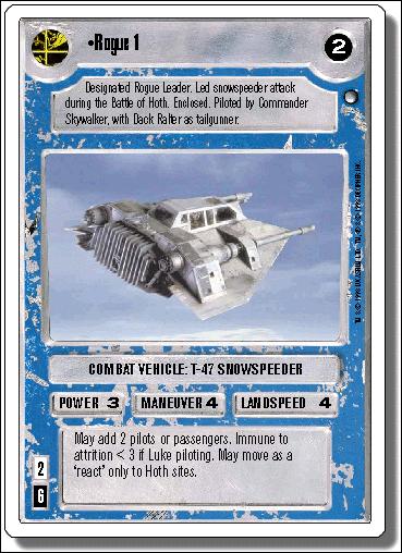 Star Wars: Hoth Revised (Base Set) card 147 Rogue 1