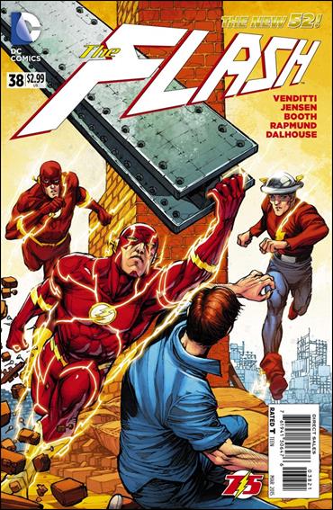 Flash (2011) issue 38-B Flash 75th Anniversary Cover