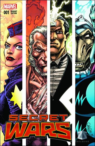 Secret Wars issue 1-TB Pat Broderick ZBOX Exclusive Cover