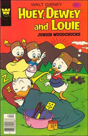 Walt Disney Huey, Dewey and Louie: Junior Woodchucks  issue 55-B Whitman Cover