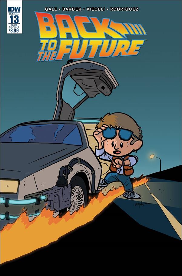 Back to the Future (2015) issue 13-B Chris Eliopoulos Subscription Cover