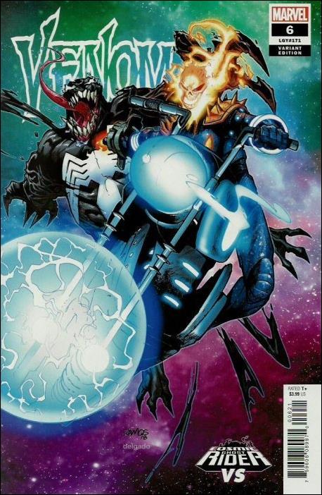 Venom (2018) issue 6-B Humberto Ramos Cosmic Ghost Rider Cover