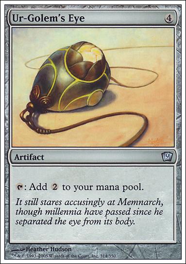 Magic the Gathering: 9th Edition (Base Set) card 314 Ur-Golem's Eye