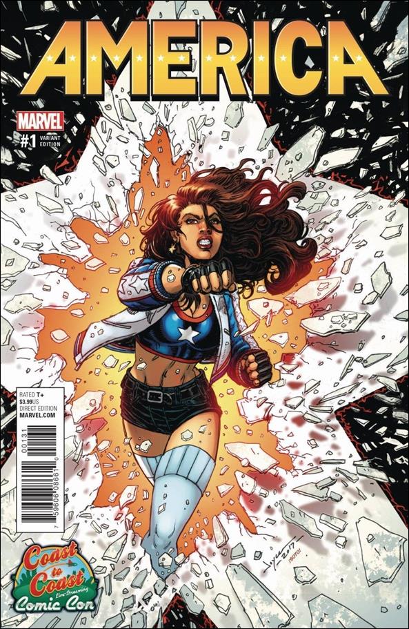 America (2017) issue 1-G Joyce Chin Coast to Coast Comic Con Cover