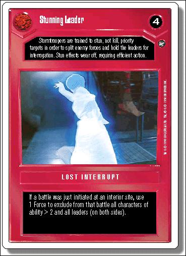Star Wars: A New Hope Revised (Base Set) card 54 Stunning Leader
