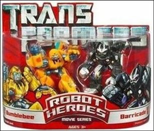 Transformers: Robot Heroes figure 9 Bumblebee & Barricade
