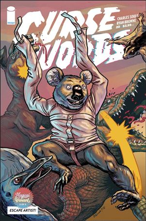 Curse Words issue 20-B Escape Artist! Cover