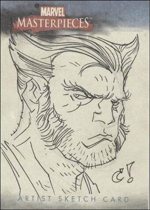 2007 Marvel Masterpieces (Sketch Card Subset) card CR Craig Rousseau 1/80