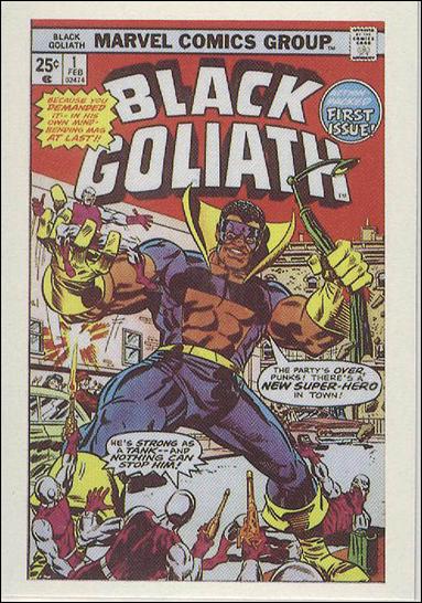 Marvel Super Heroes First Issue Covers (Base Set) card 40 Black Goliath