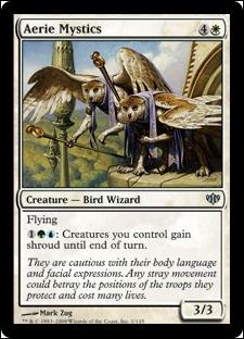 Magic the Gathering: Conflux (Base Set) card 1 Aerie Mystics