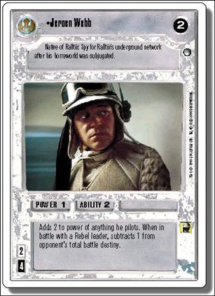 Star Wars: Hoth Revised (Base Set) card 96 Jeroen Webb