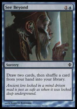 Magic the Gathering: Rise of the Eldrazi (Base Set) card 86 See Beyond