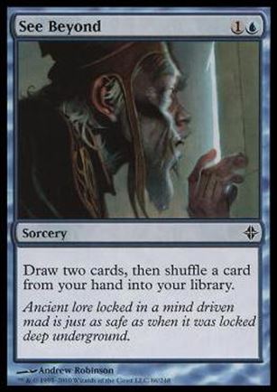 Magic the Gathering: Rise of the Eldrazi (Base Set) card 86 See Beyond