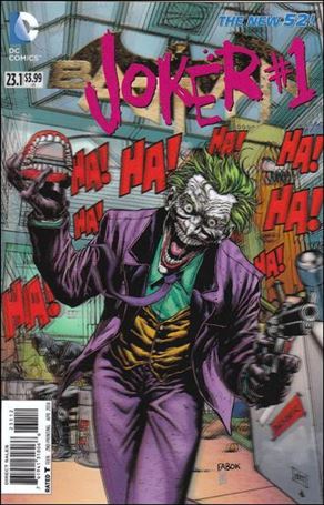 Batman (2011) issue 23.1-C Joker 3D Cover (2nd Printing)