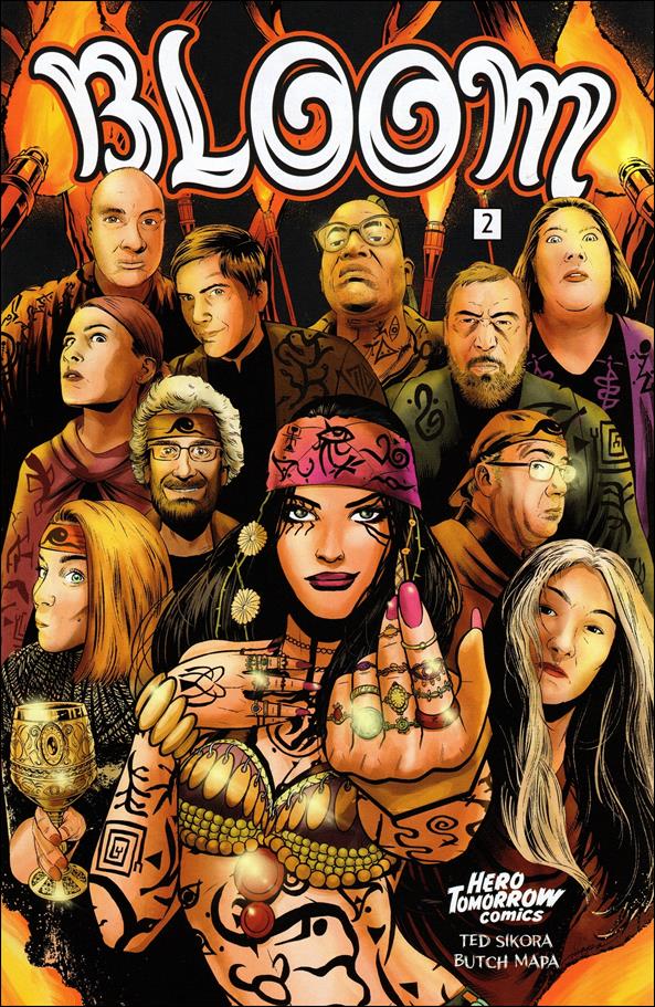 Bloom issue 2-C Butch Mapa "Drawn Into the Cult" Cover