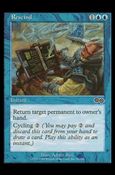 Magic the Gathering: Urza's Saga (Base Set) card 92 Rescind