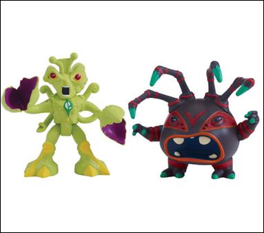 Teenage Mutant Ninja Turtles: Half-Shell Heroes figure 11-B Snakeweed & Spider Bytez (Loose)