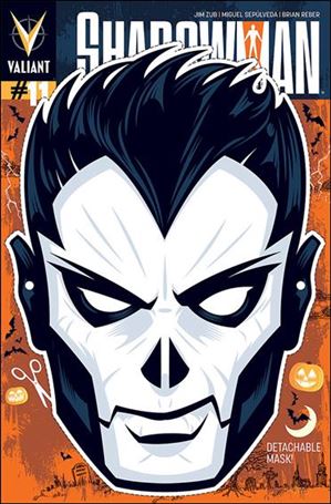 Shadowman (2012) issue 11-B Rian Hughes Mask Cover