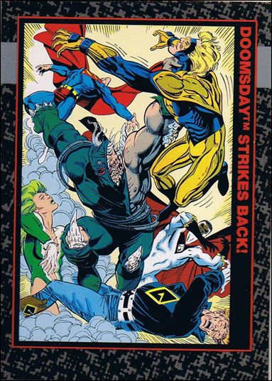 Doomsday: The Death of Superman (Base Set) card 21 Doomsday Strikes Back!
