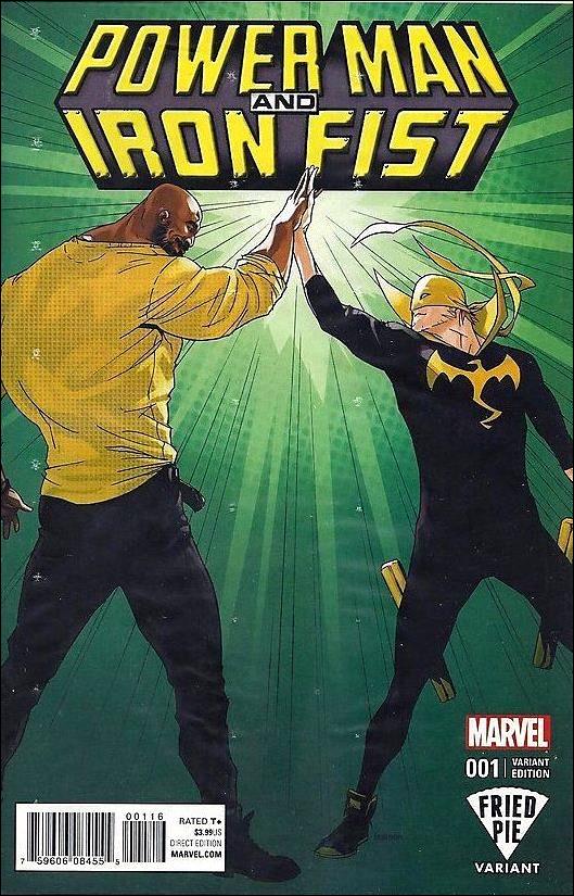 Power Man and Iron Fist (2016)  issue 1-K Polybagged Kalman Andrasofszky Fried Pie Cover