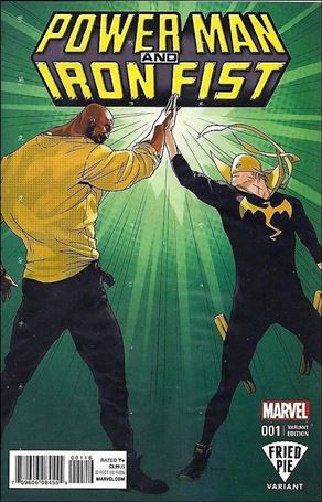 Power Man and Iron Fist (2016)  issue 1-K Polybagged Kalman Andrasofszky Fried Pie Cover