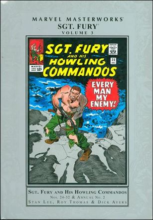 Marvel Masterworks: Sgt. Fury and His Howling Commandos issue 3 Silver Dust Jacket