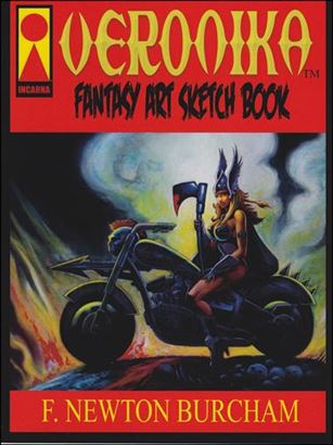 Veronika: Fantasy Art Sketch Book Cover Image 1
