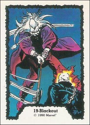 Ghost Rider (Base Set)  card 19 Blackout