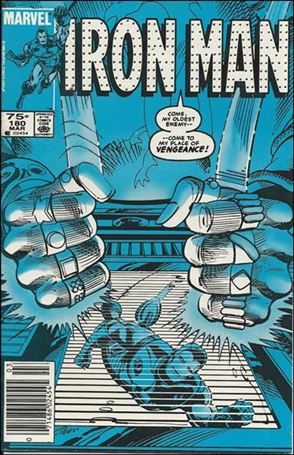 Iron Man (1968) issue 180-B Canadian Price Cover