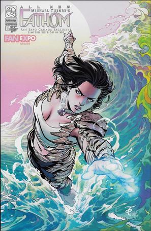 All New Michael Turner's Fathom issue 7-D Marcus To Fan Expo Canada Cover 1/200