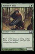 Magic the Gathering: 2010 Core Set (Base Set) card 203 Runeclaw Bear