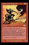 Magic the Gathering: Legions (Base Set) card 112 Skirk Drill Sergeant