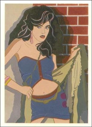 Art of Curves (Base Set) card 8 Up Against The Wall