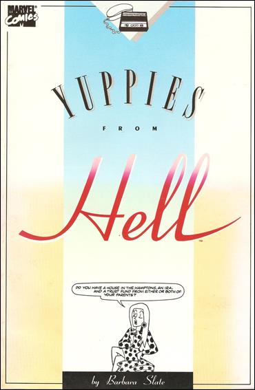 Yuppies from Hell issue 1-B Blue & White Cover
