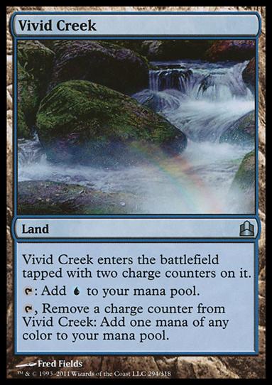Magic the Gathering: Commander (Base Set) card 294 Vivid Creek
