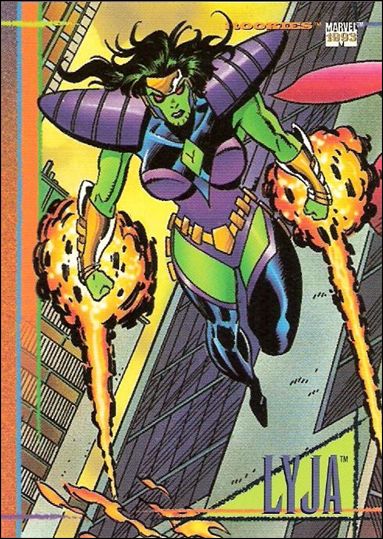 Marvel Universe: Series 4 (Base Set) card 76 Lyja