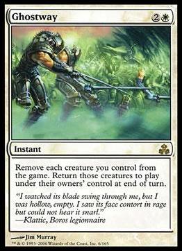 Magic the Gathering: Guildpact (Base Set) card 6 Ghostway