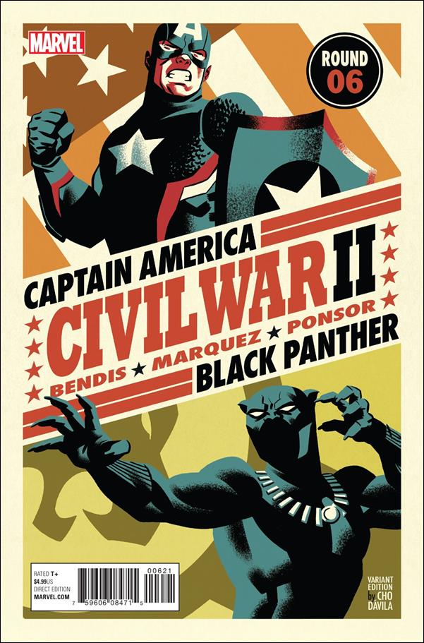 Civil War II issue 6-B Michael Cho Fight Poster Cover