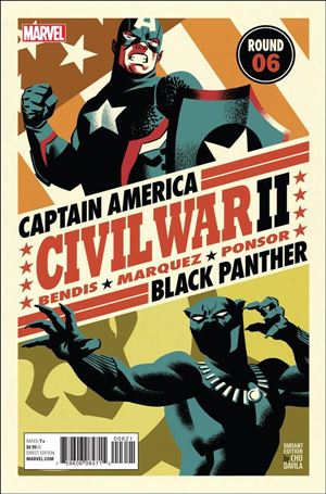 Civil War II issue 6-B Michael Cho Fight Poster Cover