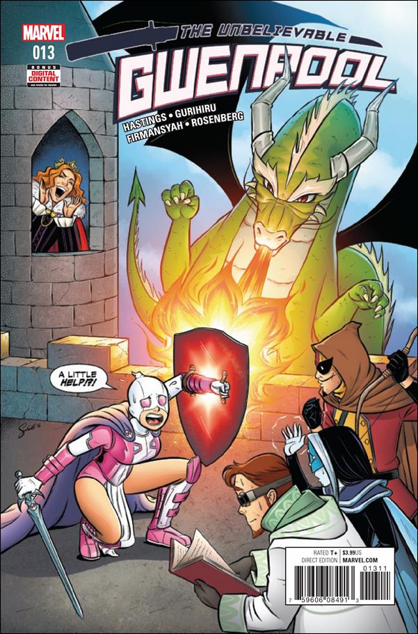 Unbelievable Gwenpool issue 13 Gisele Lagace Cover