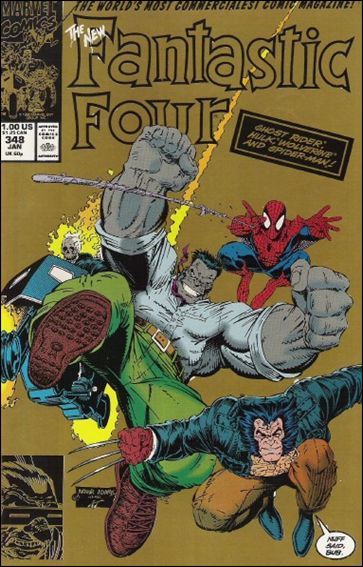 Fantastic Four (1961) issue 348-B Gold Cover (2nd Printing)