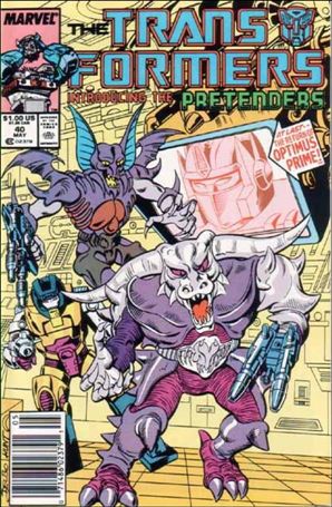 Transformers (1984) issue 40-B Newsstand Cover