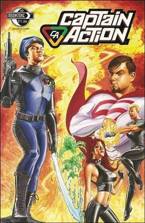 Captain Action Comics issue 0-B Mark Sparacio Cover