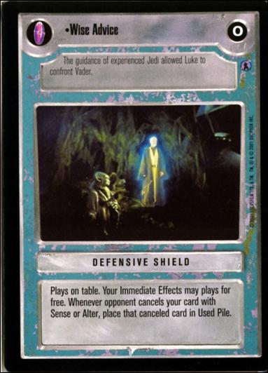 Star Wars: Reflections III (Base Set) card 148 Wise Advice
