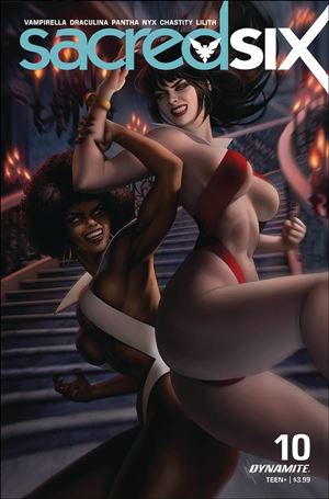 Sacred Six issue 10-E Warren Louw Cover