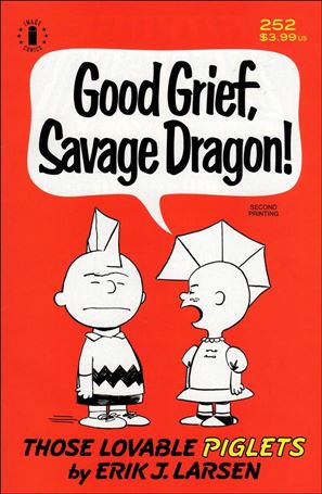 Savage Dragon (1993) issue 252-B Second Printing Cover