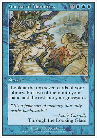 Magic the Gathering: 7th Edition (Base Set) card 59 Ancestral Memories